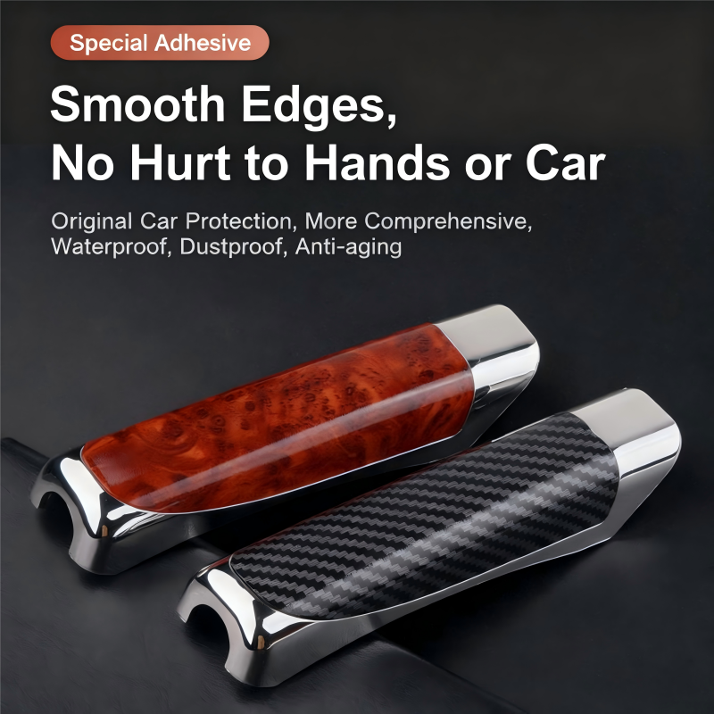 Car handbrake sleeve, carbon fiber textured handbrake cover, handbrake decorative sleeve, handbrake protective cover