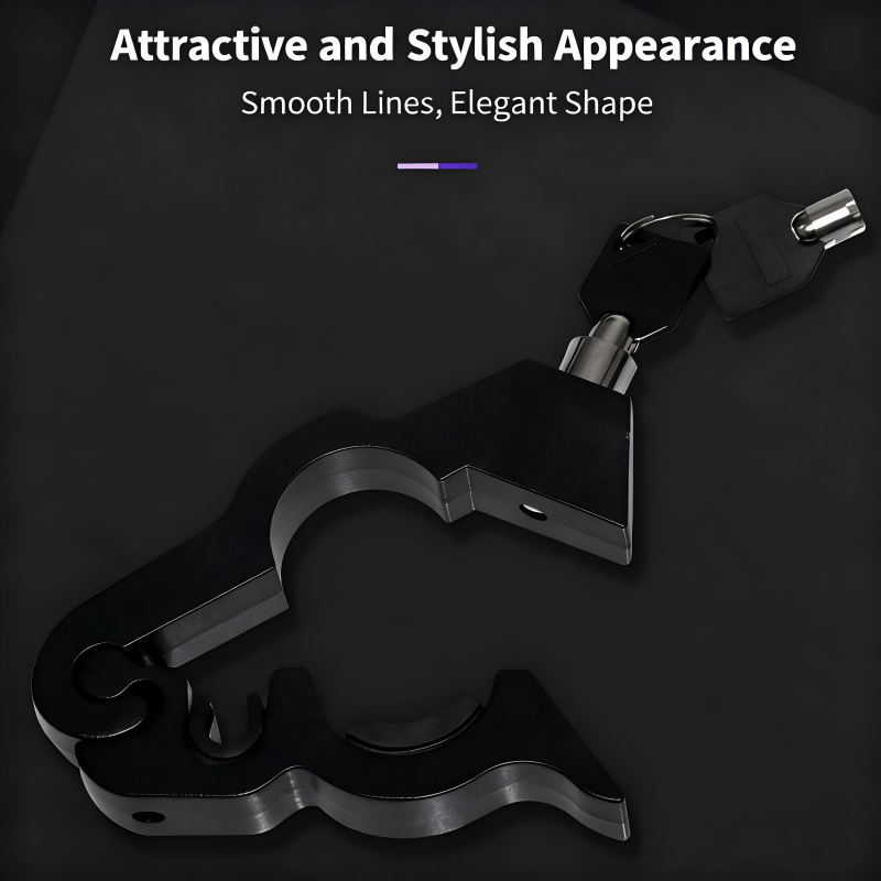 Universal scooter brake lock, alloy steel anti-theft bicycle handlebar lock, disc brake lock with alarm for lightweight motorcycles and electric bicycles, throttle grip lock