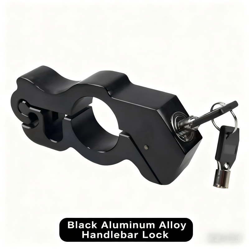 Universal scooter brake lock, alloy steel anti-theft bicycle handlebar lock, disc brake lock with alarm for lightweight motorcycles and electric bicycles, throttle grip lock