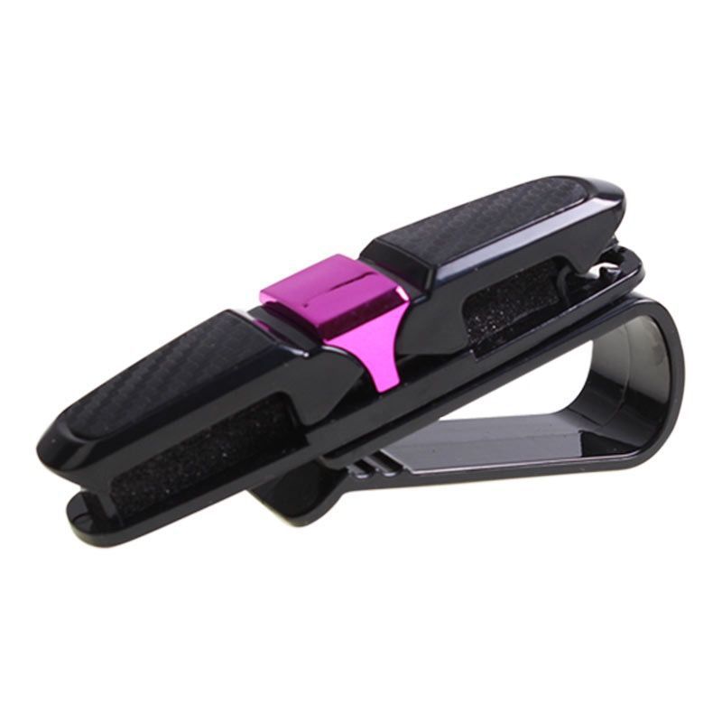 Carbon fiber car glasses clip, car sunglasses holder, car ticket clip, car sun visor glasses clip, car interior accessory