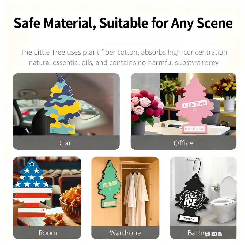 American Little Tree Car Air Freshener, Christmas Tree Vent Scented Tablet, Hanging Deodorizer for Car