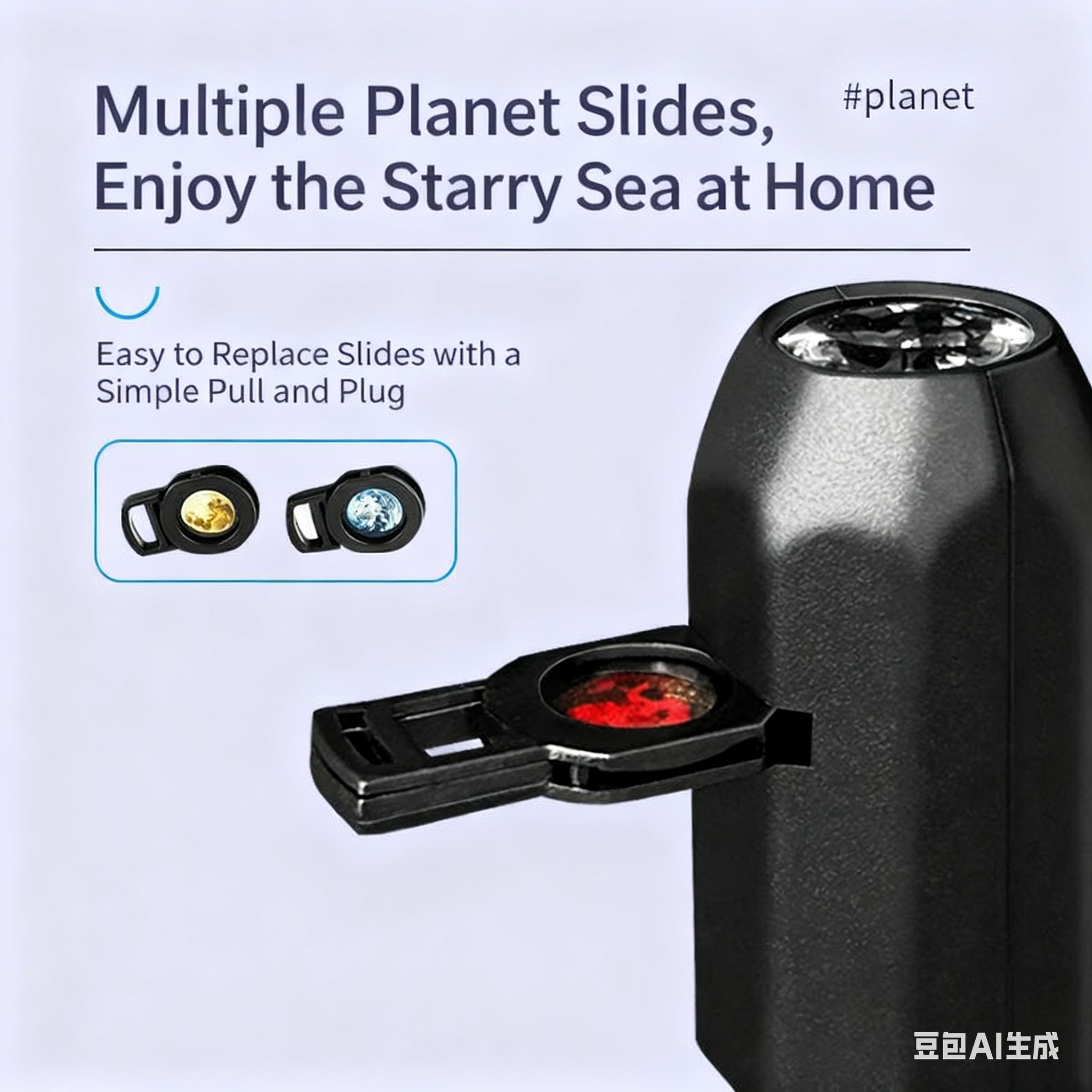 Christmas Starry Sky Projection Lamp, Moon Lamp, Creative LED Night Light, Bedroom, Home, Car Atmosphere Light, Background Light, Rechargeable, Multi-Color Changing, Kids' Gift, Trendy Decorative Lamp