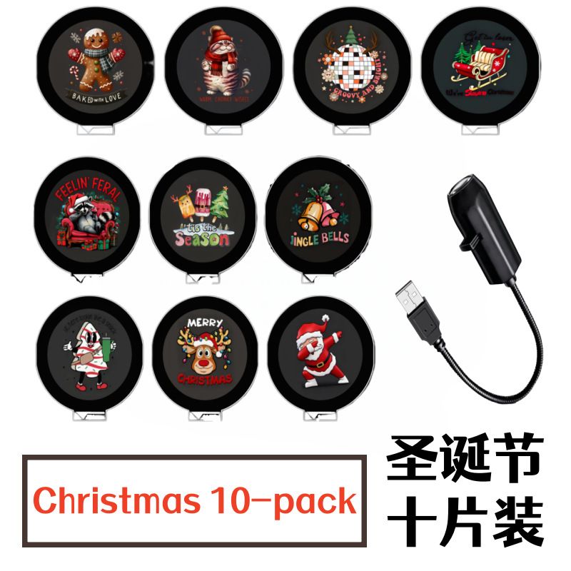 Christmas Starry Sky Projection Lamp, Moon Lamp, Creative LED Night Light, Bedroom, Home, Car Atmosphere Light, Background Light, Rechargeable, Multi-Color Changing, Kids' Gift, Trendy Decorative Lamp