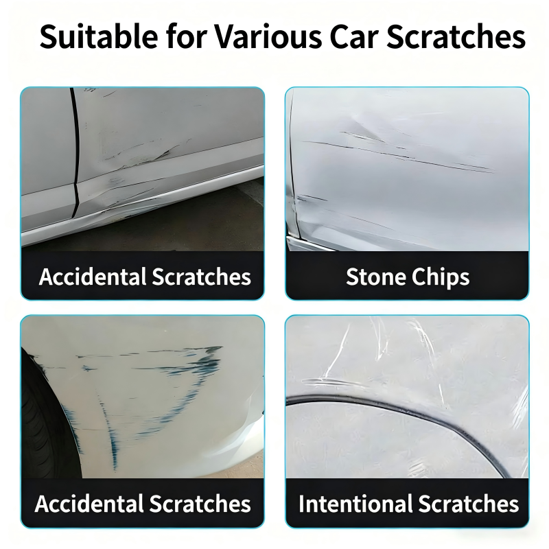 Car Scratch Repair and Touch-Up Pen, Magic Tool for Auto Paint, Black, Silver, Red, Pearl White Car Paint Spray