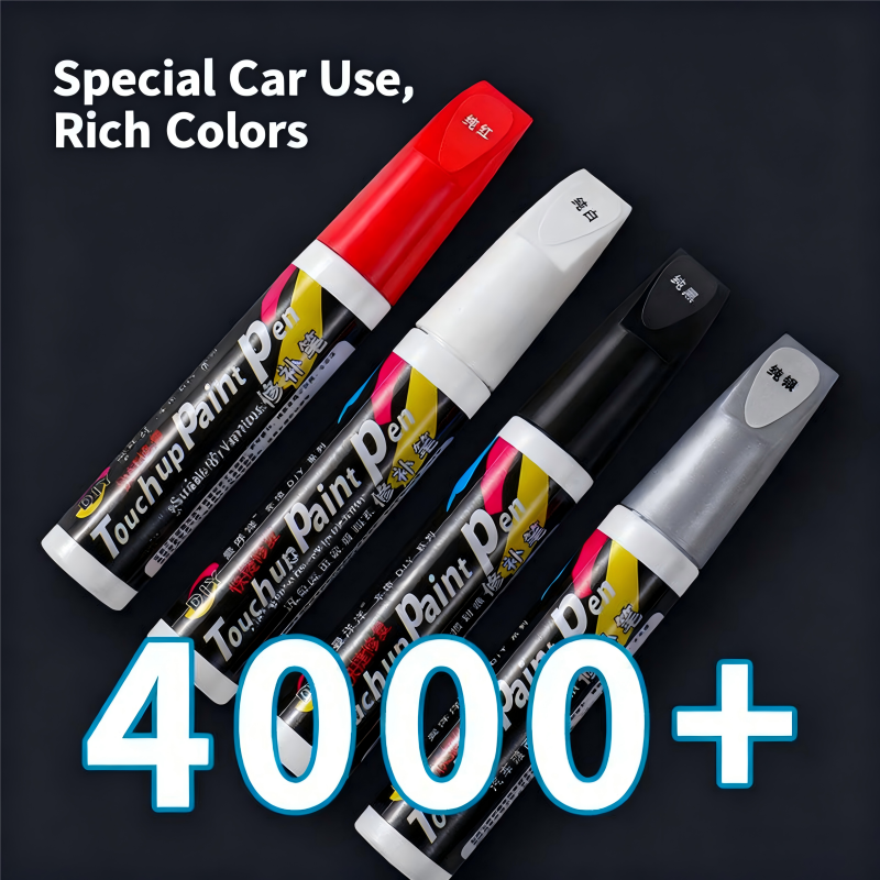 Car Scratch Repair and Touch-Up Pen, Magic Tool for Auto Paint, Black, Silver, Red, Pearl White Car Paint Spray