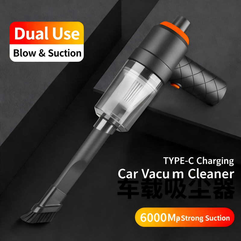 Car and Home Wireless Mini Vacuum Cleaner, Portable Car Handheld High-Power Vacuum Cleaner, Mini Home Vacuum Cleaner for Pet Hair