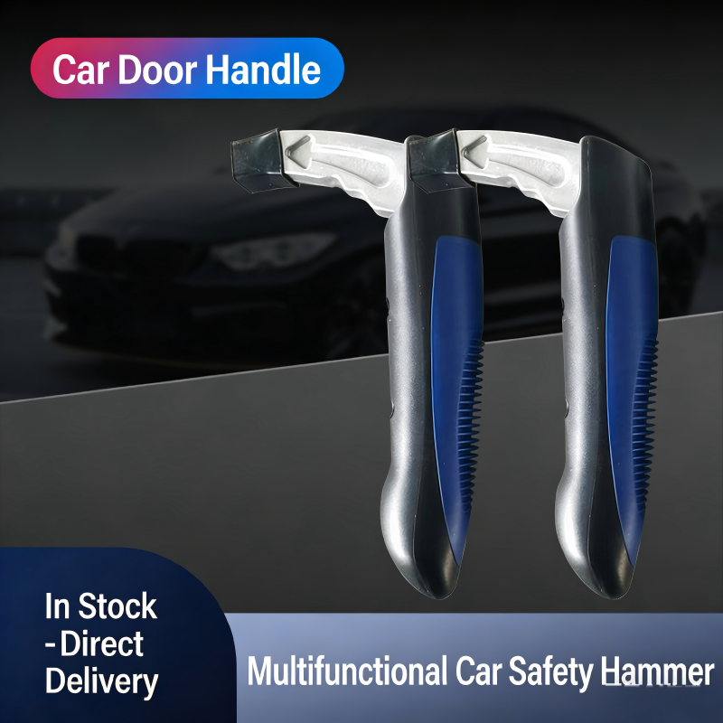 Multifunctional Car Handrail Safety Hammer Window Breaker Escape Car Field Lifesaving Hammer Elderly Car Door Handle Car Cane Auxiliary Handle with Anti-Slip Handle