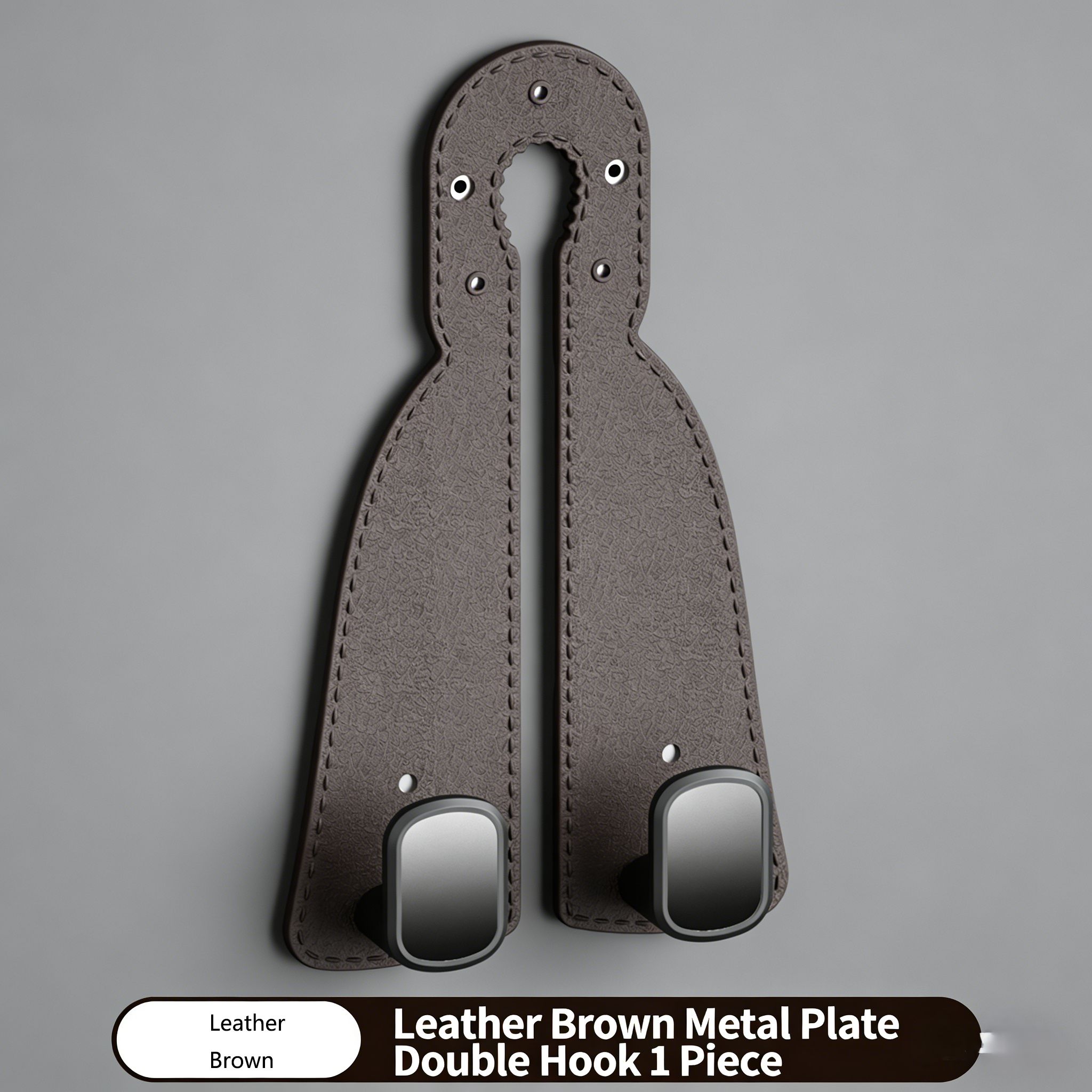 Car seat back double hook multifunctional car phone holder hidden storage compartment split car hook