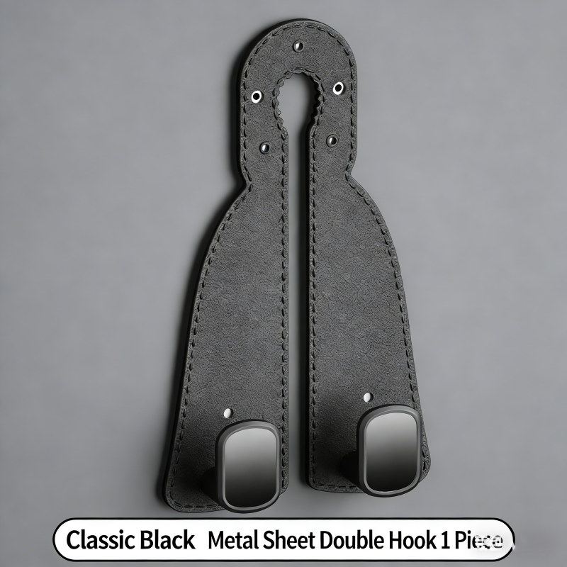 Car seat back double hook multifunctional car phone holder hidden storage compartment split car hook