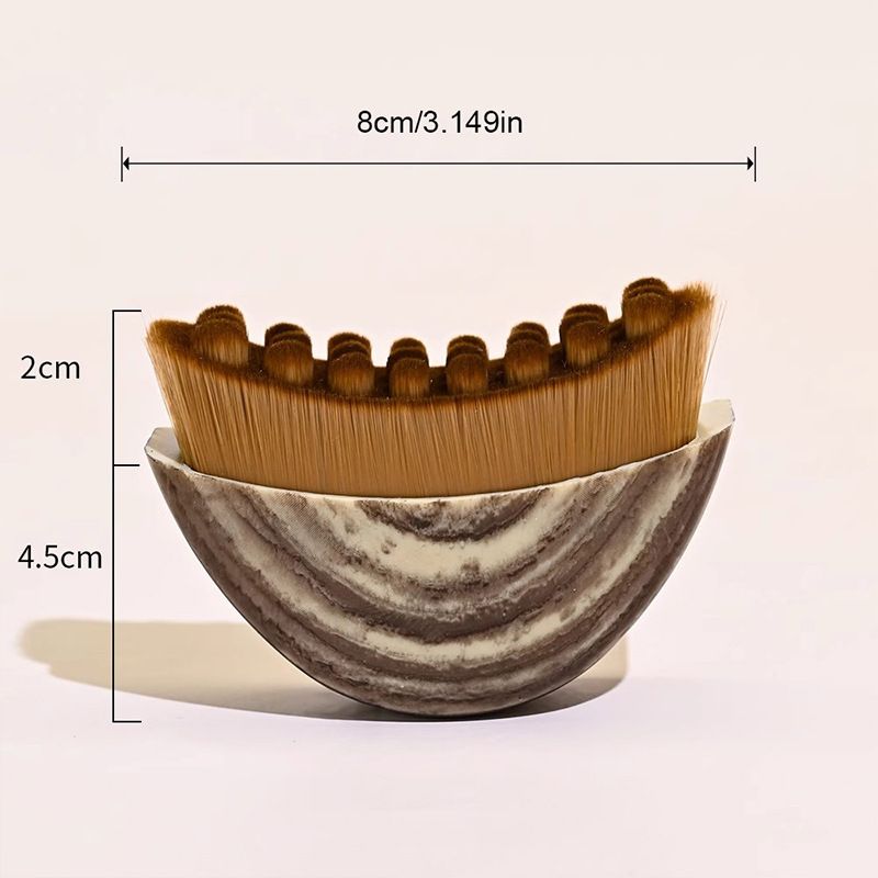 Lymphatic Contour Face Brush Lymphatic Facial Makeup Brush Body Cleansing Brush Lymphatic Contour Brush Moon Toothbrush Facial Brush Massage Care Brush