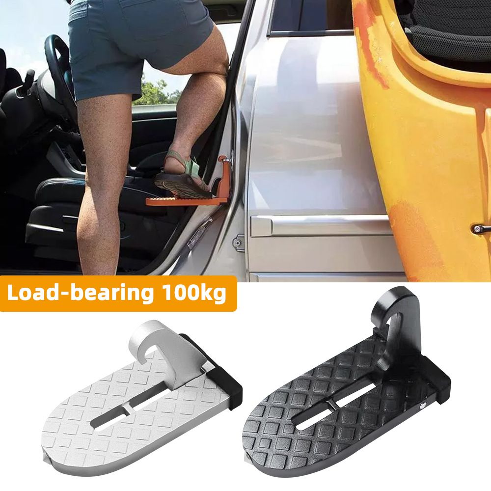 Car doorstep, multifunctional car assist pedal, suv on the roof pedal assist hook, door footrest, car window breaker