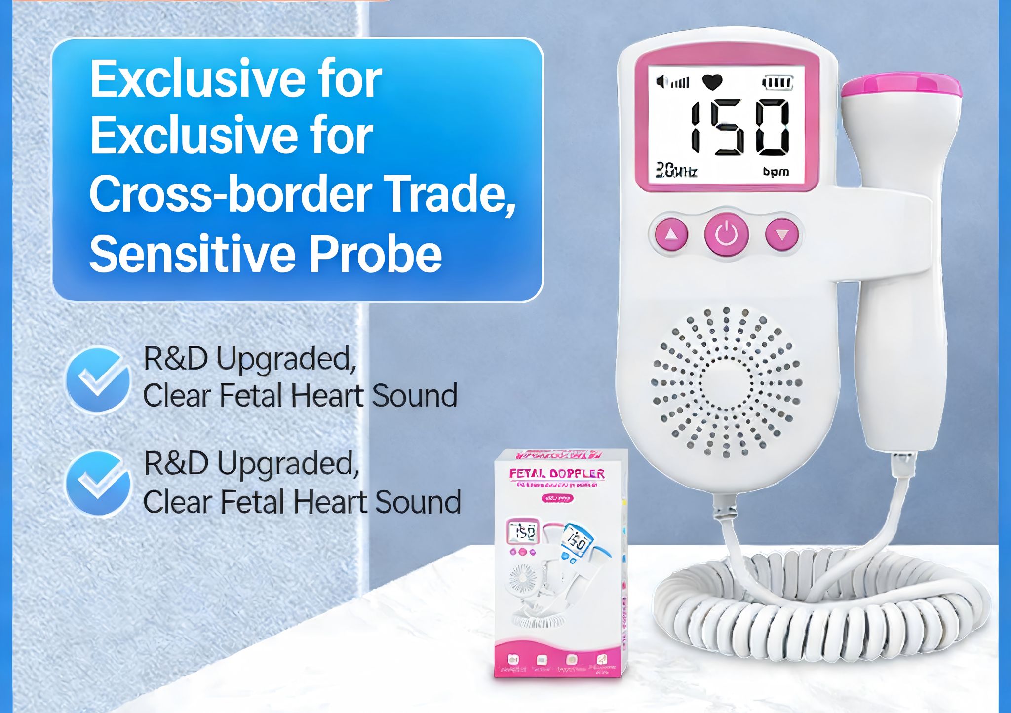 Best price for Cross-border fetal heart rate instrument, FDA fetal ...