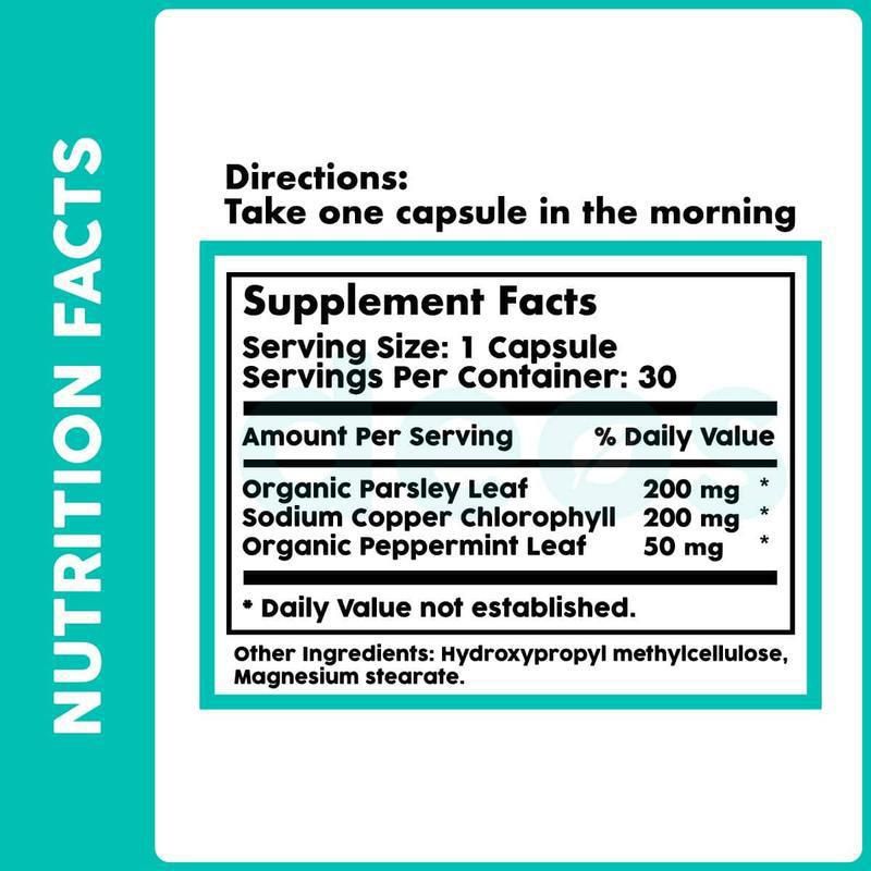 60 pieces of deos Full Body Deodorant Supplement IDEOS Internal Deodorant Body Cleansing Capsules