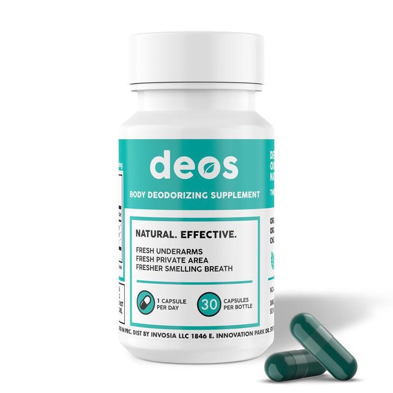 60 pieces of deos Full Body Deodorant Supplement IDEOS Internal Deodorant Body Cleansing Capsules
