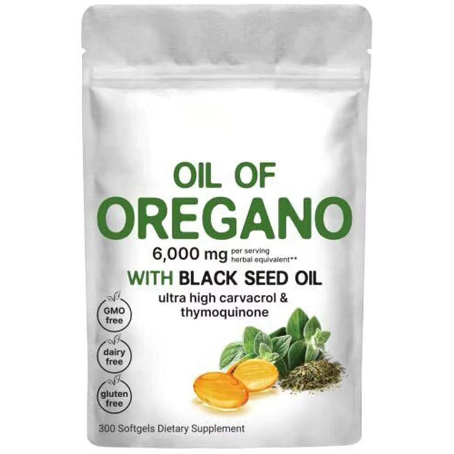 300 capsules/180 capsules OIL OF Oregano