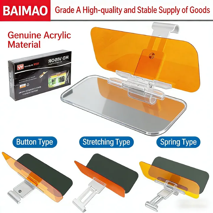 Car sun visor interior anti-glare goggles for drivers High beam goggles car day and night goggles