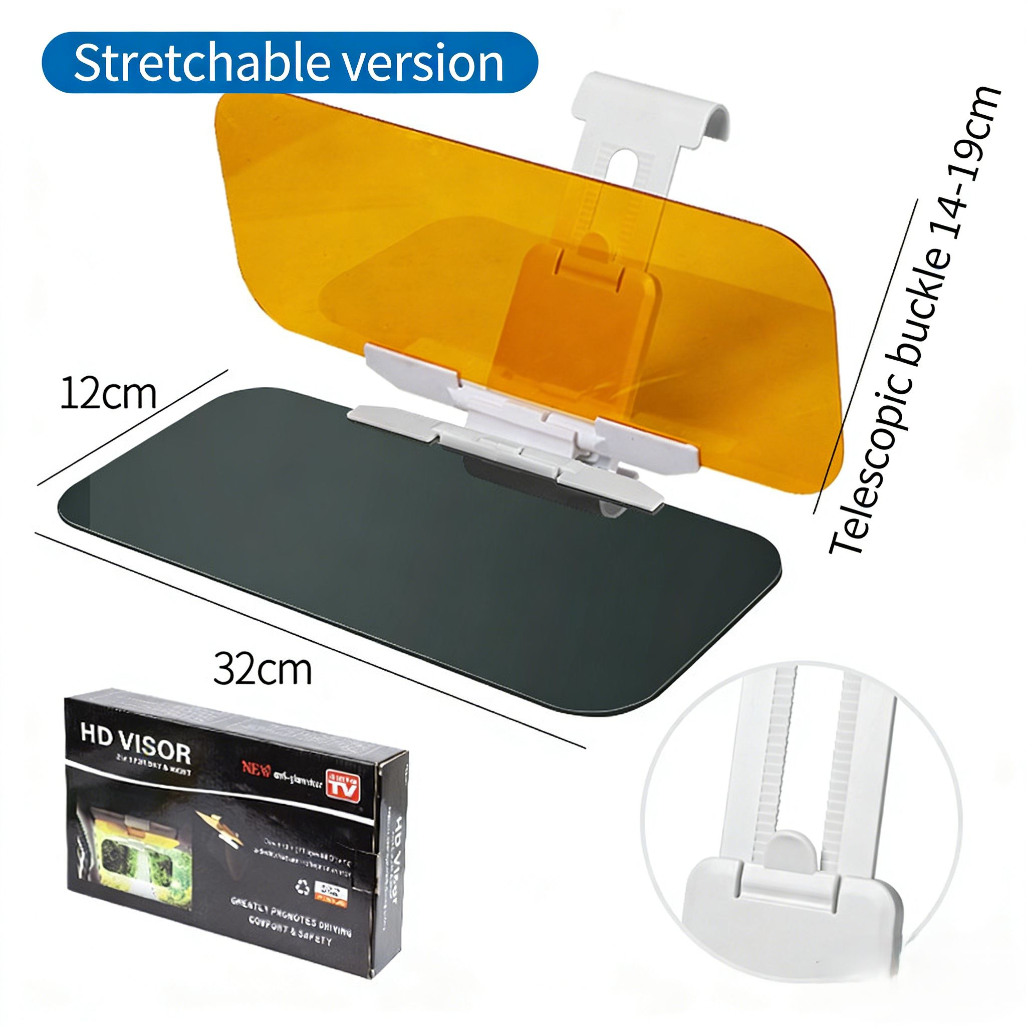 Car sun visor interior anti-glare goggles for drivers High beam goggles car day and night goggles