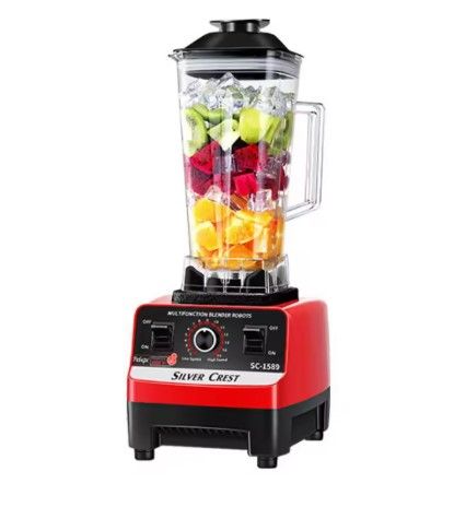 🔥 SilverCrest Heavy Duty Commercial Blender + Grinder Jar – Powerful 2-in-1 Pro Mixer for Smoothies, Juices & Grinding | Durable, High-Speed Motor | Ideal for Home & Commercial Use 💪