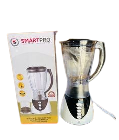 SMARTPRO 2-in-1 Blender – 1.5L capacity, 1000W power, sleek new design. Perfect for smoothies, grinding, and more. Durable, powerful, and multifunctional!