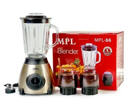 🔥 3-in-1 MPL High-Speed Blender 💨  – 1000W Mixer, Grinder & Juicer 🍹 | Stainless Steel Base and blades 💪 | Durable, Powerful & Stylish 🏆