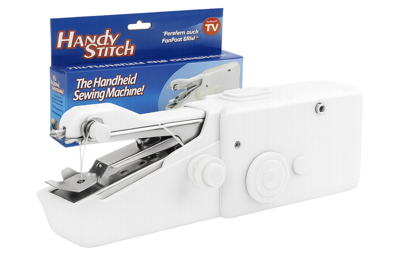 🧵 Handy Stitch Portable Handheld Sewing Machine – Mini Cordless Stitcher for Quick Fabric Repairs, Clothes, DIY Crafts, Curtains, Home & Travel – Lightweight & Battery Operated Sewing Tool 🧵