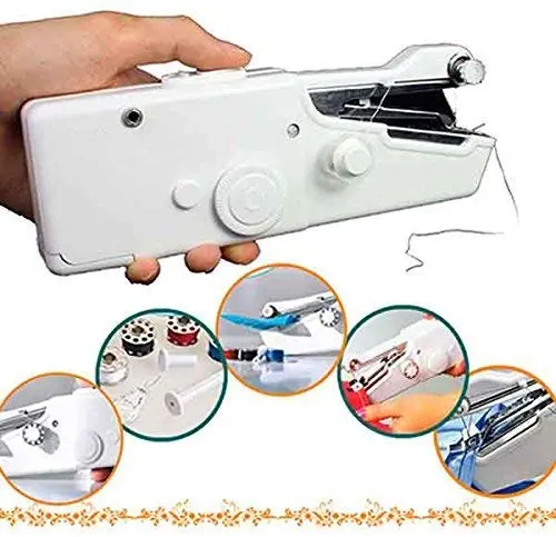 🧵 Handy Stitch Portable Handheld Sewing Machine – Mini Cordless Stitcher for Quick Fabric Repairs, Clothes, DIY Crafts, Curtains, Home & Travel – Lightweight & Battery Operated Sewing Tool 🧵