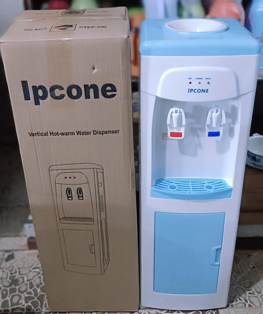 💧 Ipcone Hot & Normal Water Dispenser – 2 Tap Vertical Design with Cabinet – Ideal for Home, Office, School & Business Use