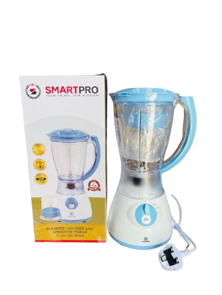 🥤 Smart Pro 2-in-1 Blender – Powerful Motor, Grinder Attachment, Durable Blades – Perfect for Smoothies, Spices & More!
