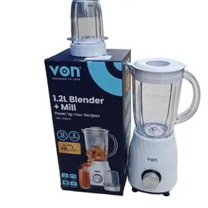 ⚡ Von 1.2L Blender + Mill – 2-in-1 Kitchen Appliance | Powerful Motor, Durable Design, 12 Months Motor Warranty