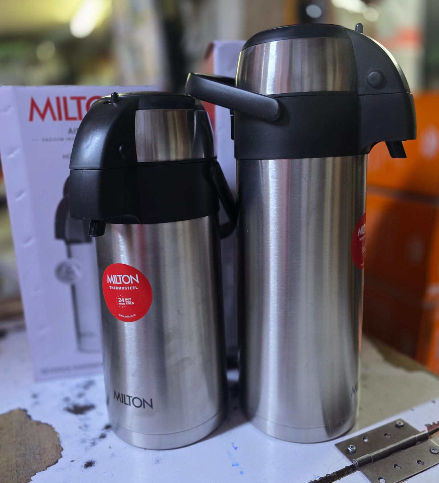 🌡️🔥 Milton Thermosteel Airport Flask | Premium Stainless Steel Vacuum Flask | Unbreakable ☕