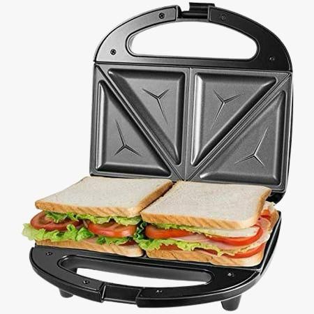 🔥🥪⚡ Sokany 2-Slice Sandwich Maker | 🍞 Non-Stick Plates | ⏱️ Quick Heating | 🏠 Compact & Easy to Use