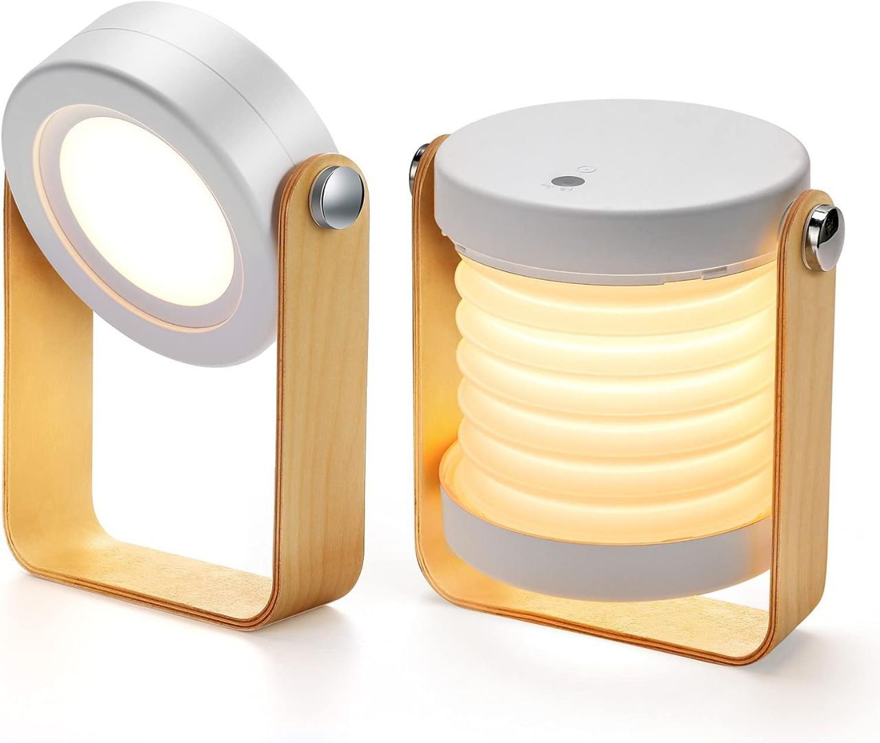 Rechargeable Multifunctional USB Table Lamp – Rotating Head, 16-Hour Battery, Portable for Camping & Emergency Use