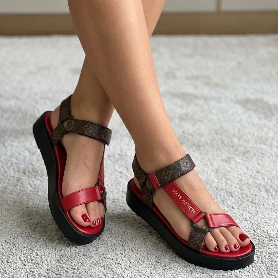 NEW CLASSY AND UNIQUE LOUI$ VUITTON SPORTSSANDALS