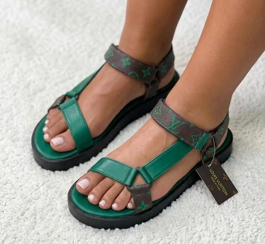 NEW CLASSY AND UNIQUE LOUI$ VUITTON SPORTSSANDALS