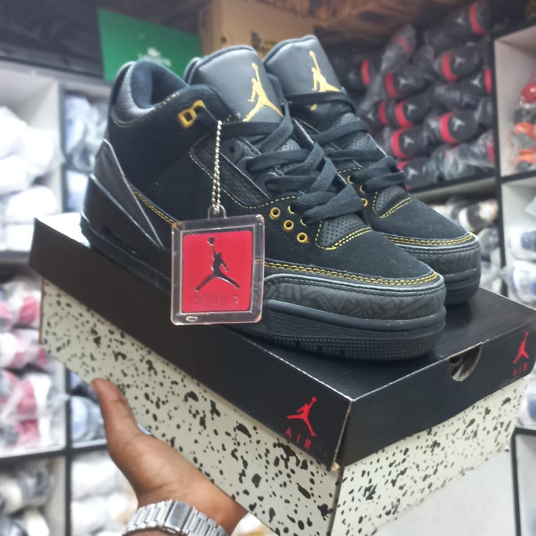 Air Jordan 3 Black Best Quality Mens Shoes New Arrivals Unisex Sneakers Best Fashion