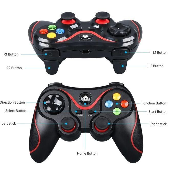 V8 Wireless Gaming Pad Controller Bluetooth Gaming Pad for Tv ,laptop mobile with bluetooth connectivity
