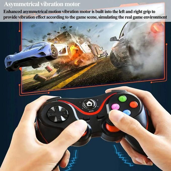V8 Wireless Gaming Pad Controller Bluetooth Gaming Pad for Tv ,laptop mobile with bluetooth connectivity