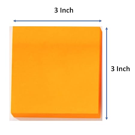 12pcs Super Sticky Notes Bright Colorful Sticky Pad Self-Adhesive Personalized Cute Stationery Memo Pads Set Colorful Sticky Note with 2x Sticking Power