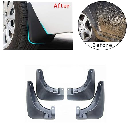 Universal Car Mudguard Mud Flaps Car Accessories Wear Resistant Splash Guard Fit Most Vehicles Front and Rear Mudguard Strong Tenacity Body Protection