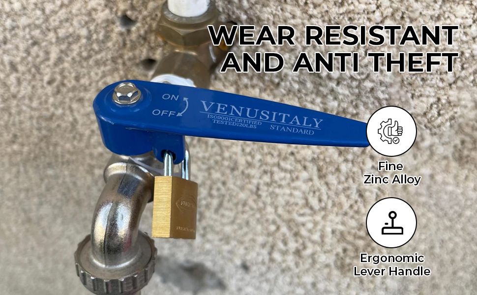 High Quality WaterTap with Lock, Garden Tap Lock,1/2" Thread Water Lockable Faucet for Washing Machine Outdoor Spigots Faucet Locks Outdoor Garden Home Garden