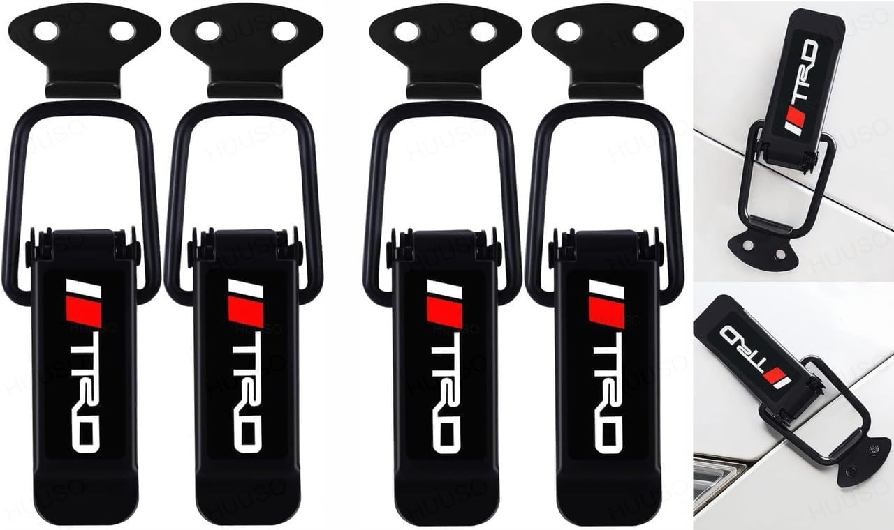 TRD Universal Bumper Clip Security Hook Lock Universal Quick Release Fasteners & Toggle Catch Clips