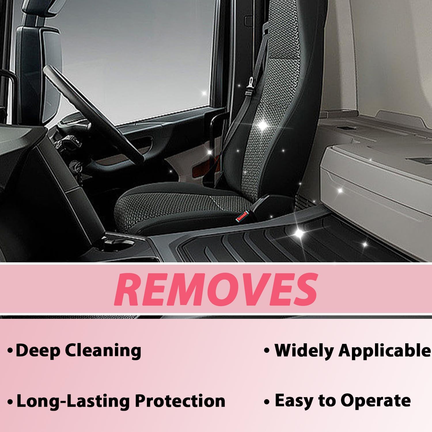 Car Dashboard Wax Polish Spray 450ml Dashboard Polish & Shiner Leather & Vinyl Cleaner Shine, Protect & Restore Car Interior Interior Detailer Spray