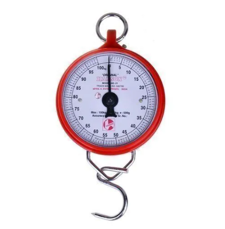 fast Original HANNISON Weighing Scale Heavy Duty Portable, Hook Type UPTO 100Kg