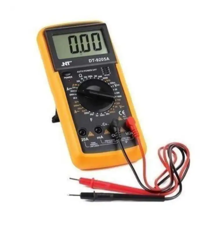 Digital Multimeter – AC/DC Voltage Current Tester, Ohm/Resistance, Continuity, Diode, Transistor, Battery Tester – LCD Display, Handheld Multi-Function Voltmeter Tool