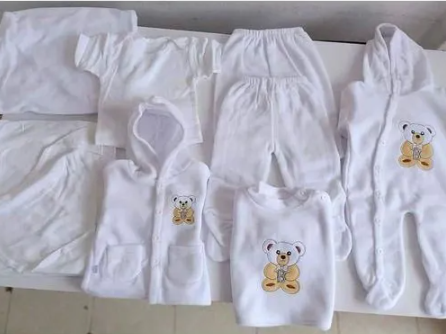 8PCS UNISEX NEW BORN BABY RECEIVING SET