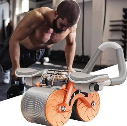 Anti-slip Abdominal Roller Ab Wheel Fitness Home Gym Workout Equipment Plastic Wheels Exercise Sliders Muscle Trainer Intelligent belly wheel