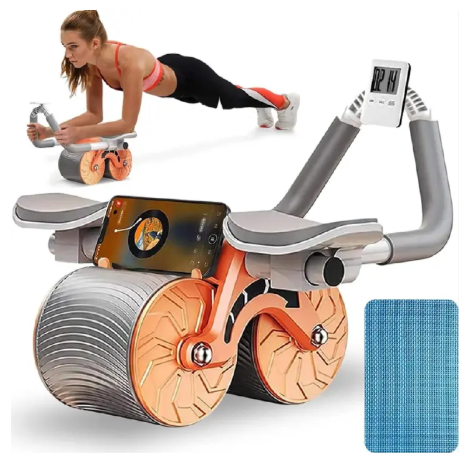 Anti-slip Abdominal Roller Ab Wheel Fitness Home Gym Workout Equipment Plastic Wheels Exercise Sliders Muscle Trainer Intelligent belly wheel
