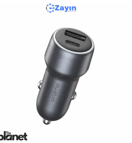 Oraimo 48W Dual Port Car Charger Oraimo Bullet 48 PD QC Fast Car Charger Oraimo Metal Body Car Charger Oraimo Car Adapter with Smart Charging Oraimo 48W Super Fast Charger for Cars