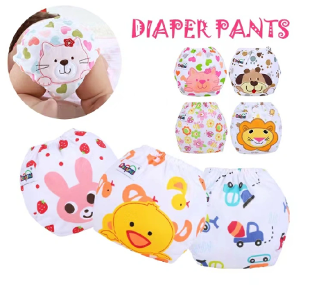Baby Washable Diappers Waterproof Potty Training Pants Baby Toddler Kid Underwear Cloth Diaper