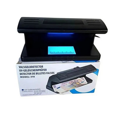Counterfeit money detector machine -ultraviolet UV detector- fake money checker